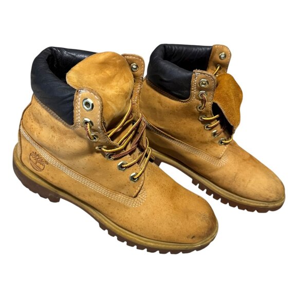 TIMBERLAND Classic Waterproof Worn Work Winter Rain Boots Mens 8 US - Picture 5 of 9